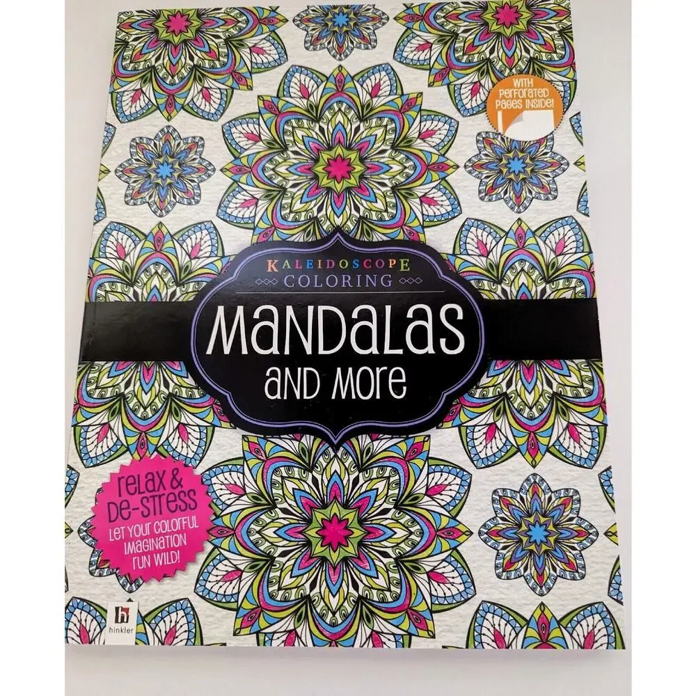 Coloring Books Lot Of 2 Never Used Mandalas and more + Spectacular patterns